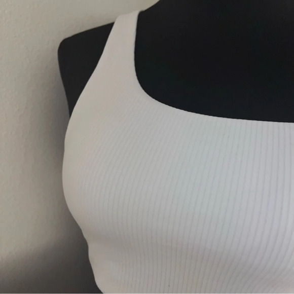 Lululemon Ribbed Nulu Asymmetrical Yoga Bra Size 12 - Picture 2 of 6